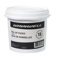 WINNWELL Pail Of Pucks- 18pk