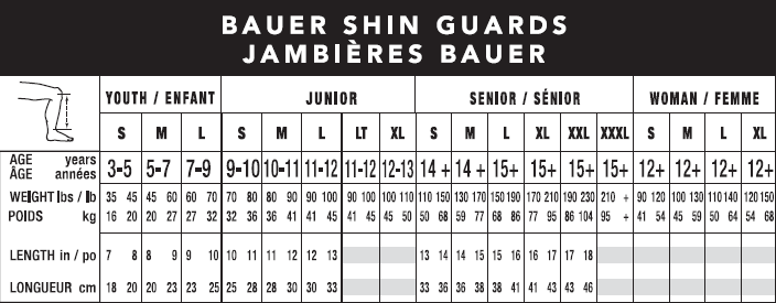 bauer 1s shin guards