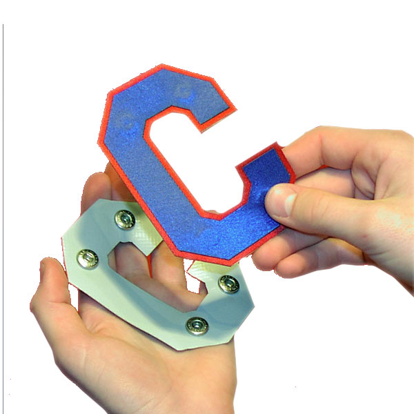 thumbnail image 2 of Royal Blue Captain 'C' Alternate 'A' Patch – For Jersey, Hockey, Soccer, Football – JerseyPatches 2 of 5