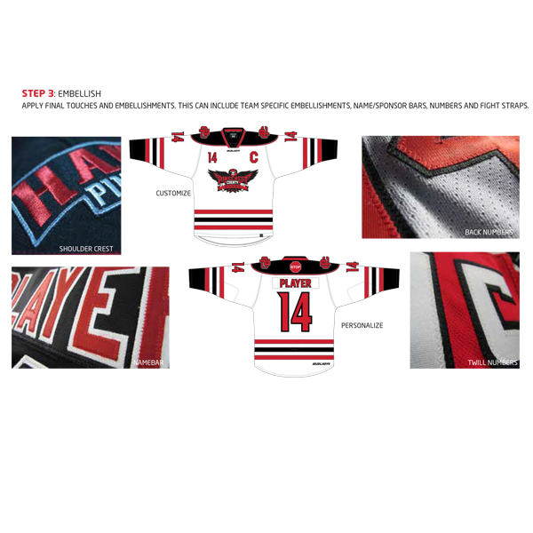 bauer custom hockey jerseys