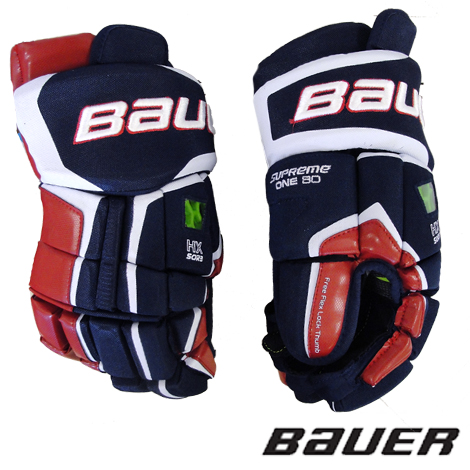 【専用】BAUER Supreme UltlaSonic 黒/赤/13 新品 Bauer Supreme Ultra Sonic Pro Stock Custom Hockey Gloves 13