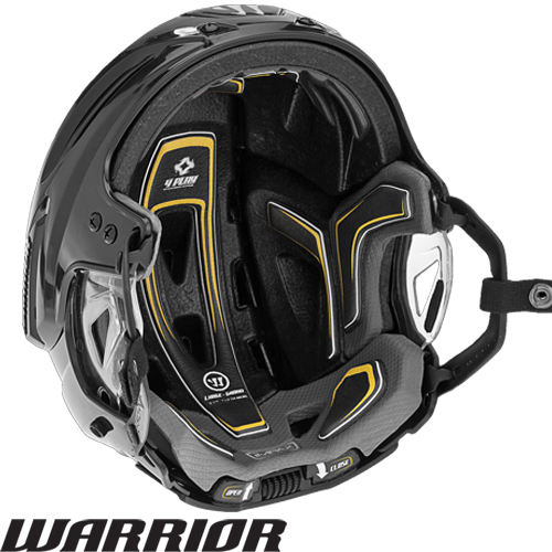 New Warrior Krown 360 Pro hockey helmet sz Large Black non-CSA non-HECC epp L 