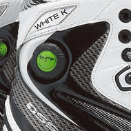 REEBOK 20K White Hockey Skate- Jr