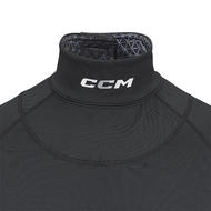 CCM A6 Pro Men's L/S Neck Guard Top - Sr