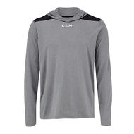 CCM Premium L/S Hooded Tech Tee- Sr