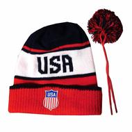 NIKE Olympic Script Team USA Pom Beanie- Sr