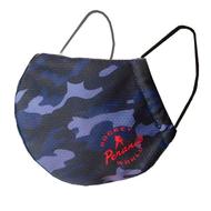 Perani's Black/Navy Camo Ear Loop Face Mask- Sr