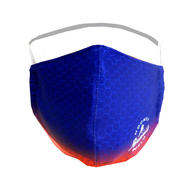 Perani's Red/Blue Logo Around the Head Face Mask- Yth