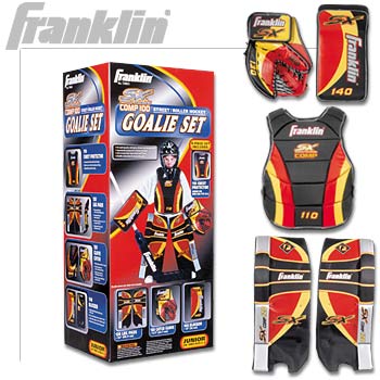 Franklin Sports NHL Kids Street Hockey Goalie Pads Set - Kids Hockey  Training Equipment 