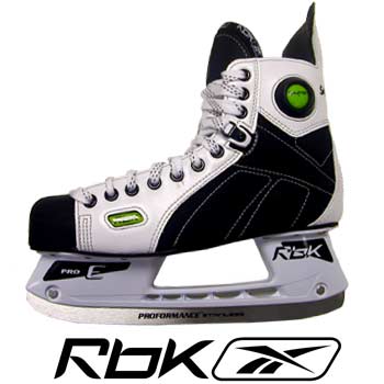 RBK 5K Pump Hockey Skates (White 