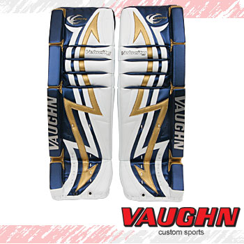 Vaughn Premium Street Hockey Goalie Leg Pads, Assorted Sizes