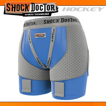 SHOCK DOCTOR パワースライディングショーツ Shock Doctor Power Women's Hockey Short W/ Pelvic Protector