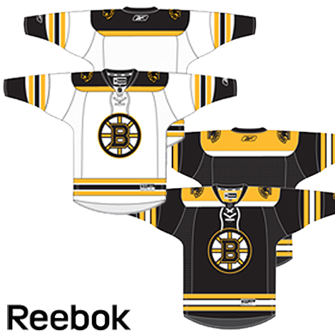 Reebok Boston Bruins Womens Premier Home Jersey - Black