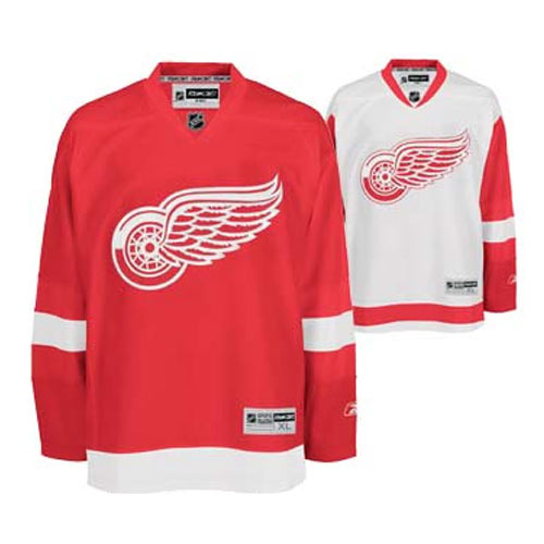 red wings home jersey