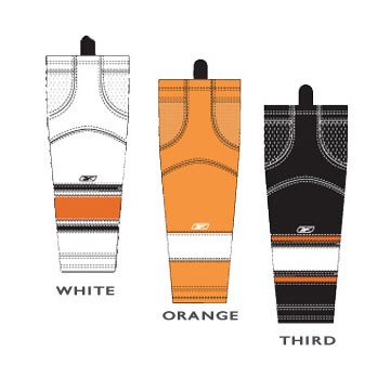 Reebok Philadelphia Flyers Edge SX100 Hockey Socks - Intermediate