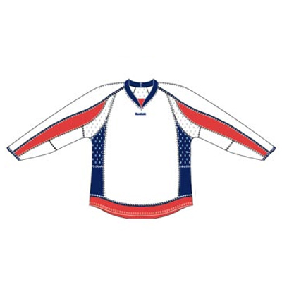 NY Rangers 25P00 Edge Gamewear Jersey (Uncrested) - White- Senior