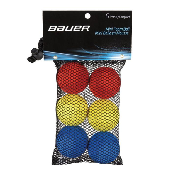 Bauer Mini Foam Ball - 6 Pack