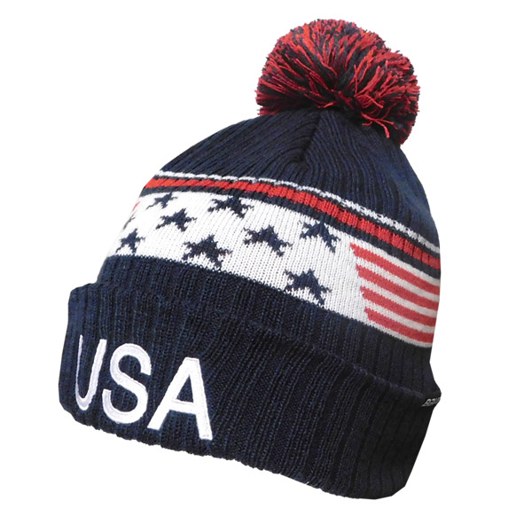 BAUER New/Era USA Pom Knit Beanie- Sr