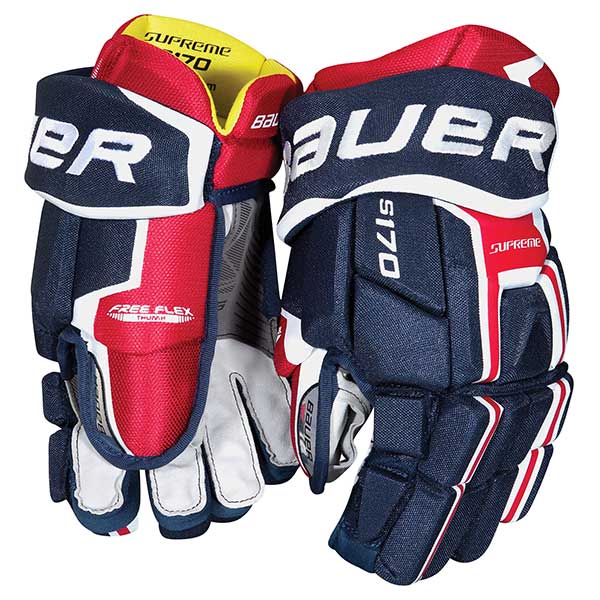 skovl opnåelige fattigdom BAUER Supreme S170 Hockey Glove- Jr