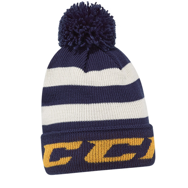 CCM Ivy League Striped Cuffed Knit Hat