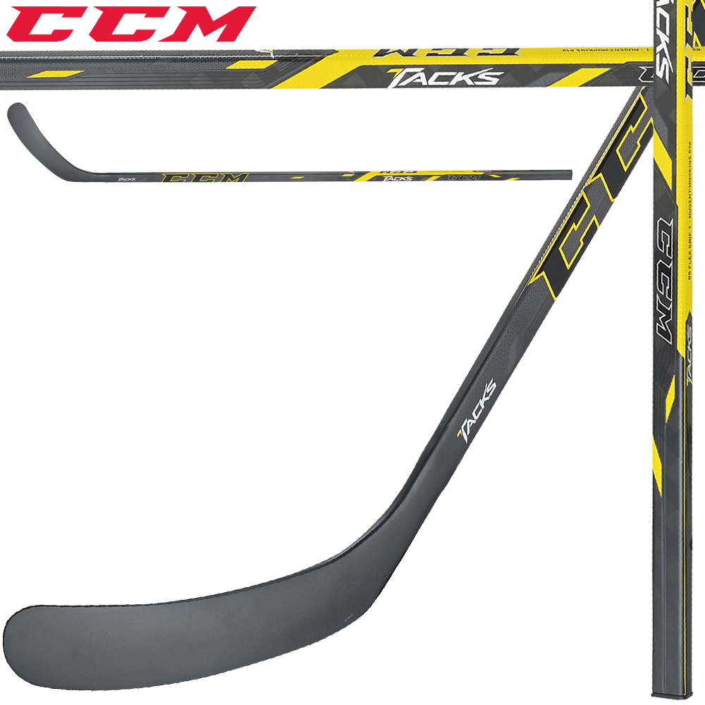 CCM Tacks Grip Hockey Stick- Int
