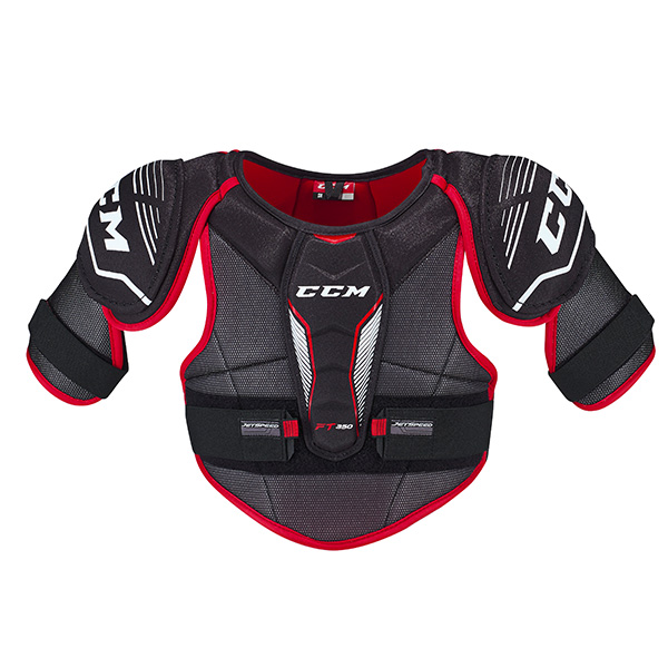 JR S CCM SHOULDER PADS WITH FREE ELBOW PADS SIZE
