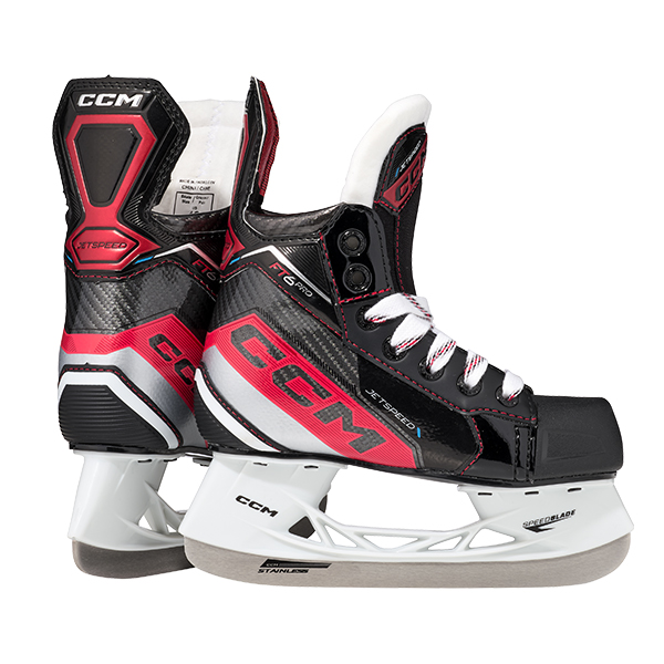 thumbnail image 2 of CCM Jetspeed FT1 Senior Ice Hockey Skates – Carbon Fiber, Black, Expert Level 2 of 3