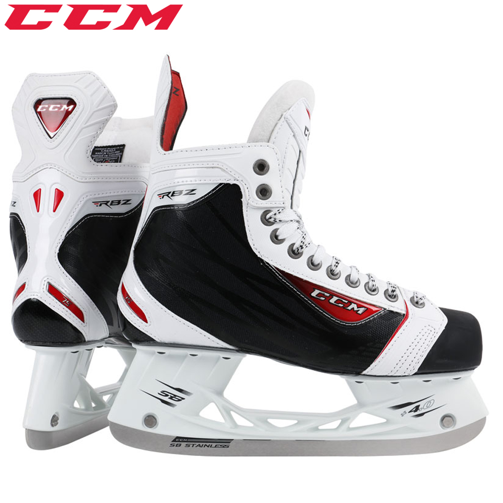 New CCM RBZ 60 ice hockey skates junior size 2.5 D black regular width skate jr 