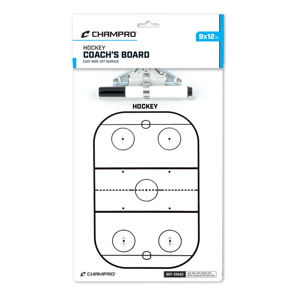 CHAMPRO SPORTS 9” x 12” Hockey Coach's Board