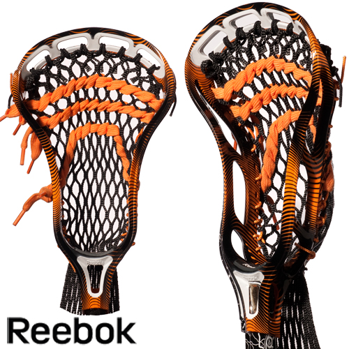 New Reebok Lax 10K lacrosse head unstrung in Blue/Black 5.0.5 brand retails $105 