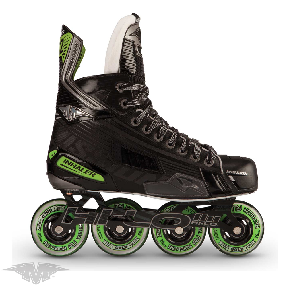 mission inhaler roller hockey skates