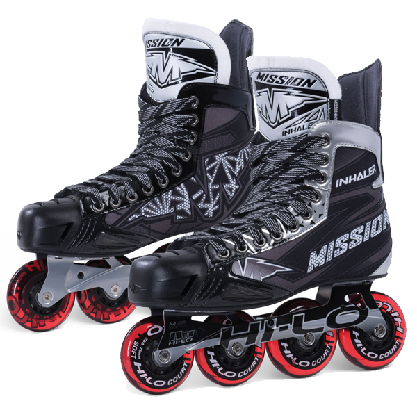 Mission INHALER NLS:03 Senior Inline Hockey Skates Inhaler Roller Hockey 