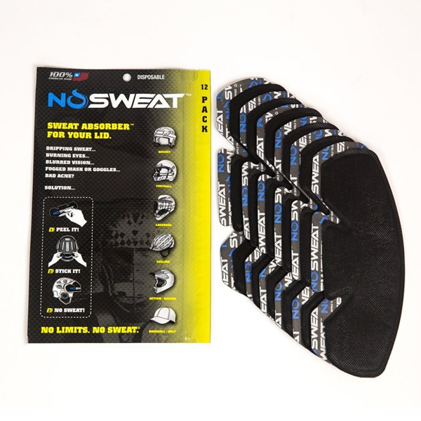 NO SWEAT Hat & Helmet Liner- 12 Pack