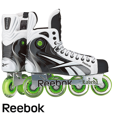 Mindful Lavet en kontrakt koncert REEBOK 9k White Pump Roller Hockey Skate- Sr