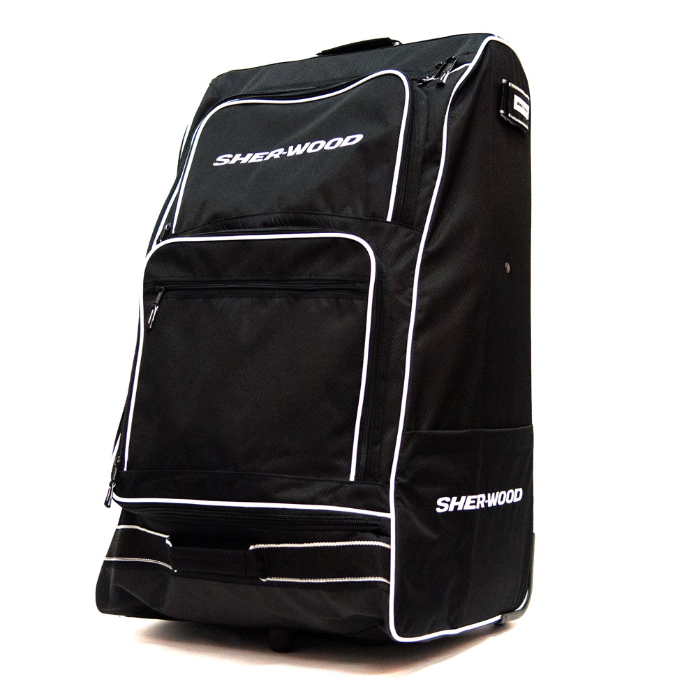 sherwood wheeled hockey bag