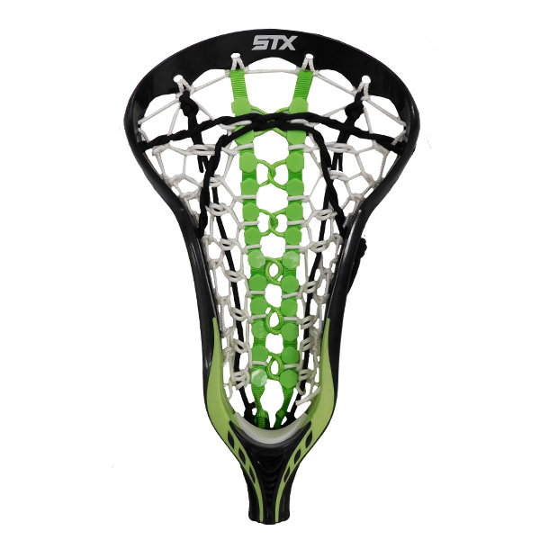 STX Lacrosse Comp 10 - Manico Composito Donna Per Testa A 10° - Colore Nero, Ideale Per Giocatrici Intermedie