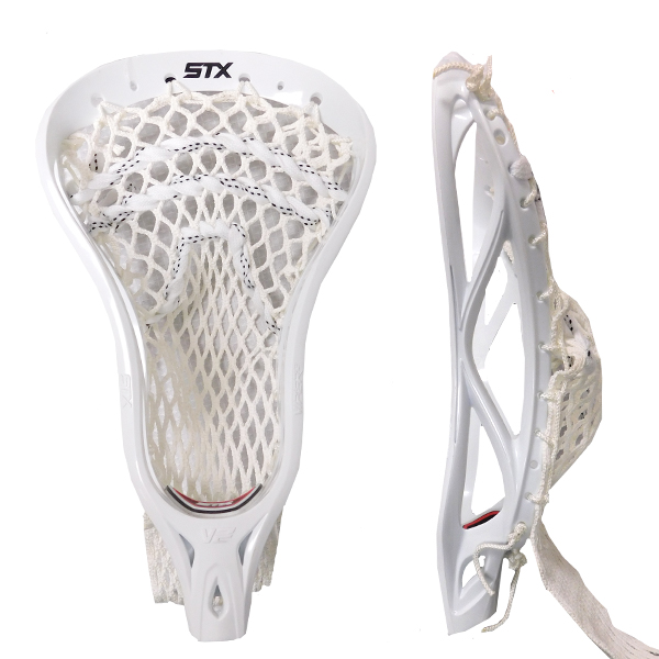 thumbnail image 2 of Tribe 7 Lacrosse Head - Pre-Strung High School, White - Free Shipping 2 of 5