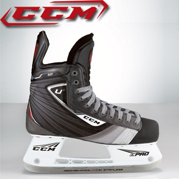 New CCM U+10 Ice Hockey Skates Senior size 12.0 width D Regular men skate sr 
