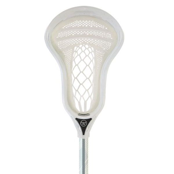 Warrior Burn Warp Pro Mid Pocket Lacrosse Head - White Attack/Midfielder Head