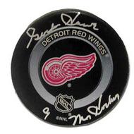 Gordie Howe Autographed Red Wings Hockey Puck