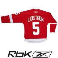 Detroit RedWings Lidstrom RBK Edge Premier Hockey Jersey- Sr