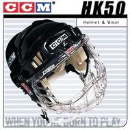 CCM HK50 Hockey Helmet Combo (w/ FM50 Full Shield)