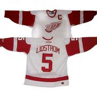 CCM Replica Detroit Red Wings Hockey Jersey (White/Red)- Senior
