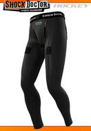 Shock Doctor Power Hockey Compression Long Pant/Jock- Youth