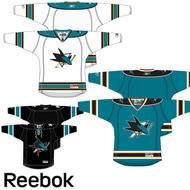 Reebok 7185 Center Ice Premier NHL Team Jersey- San Jose Sr