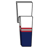 KOBE 9800 Knitted NY Rangers Hockey Socks- Medium