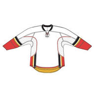 Calgary 25P00 Edge Gamewear Jersey (Uncrested) - White- Senior