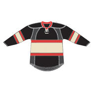 Chicago 25P00 Edge Gamewear Jersey (uncrested) – 3rd Black - Senior