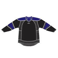 Los Angeles 25P00 Edge Gamewear Jersey (Uncrested) - 3rd Black- Senior