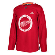 ADIDAS NHL Authentic Pro Detroit Practice Jersey- Sr